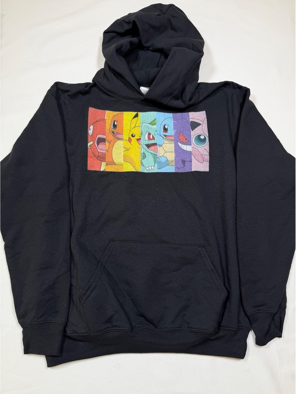 Pokemon graphic black hoodie Youth Large
